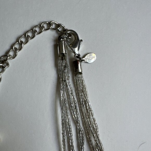 2/$18 SALE Chicos NECKLACE Long Bohemian Boho Fairycore Chip Stone Gypsy - Picture 7 of 8